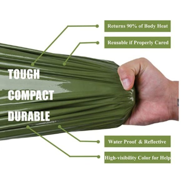 Emergency Sleeping Bag Survival Blanket - Picture 2 of 6